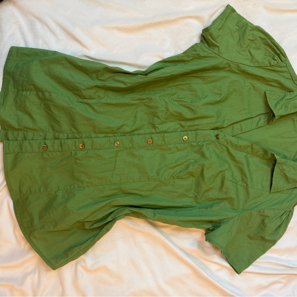 St. John's Bay Vibrant Green Shirt